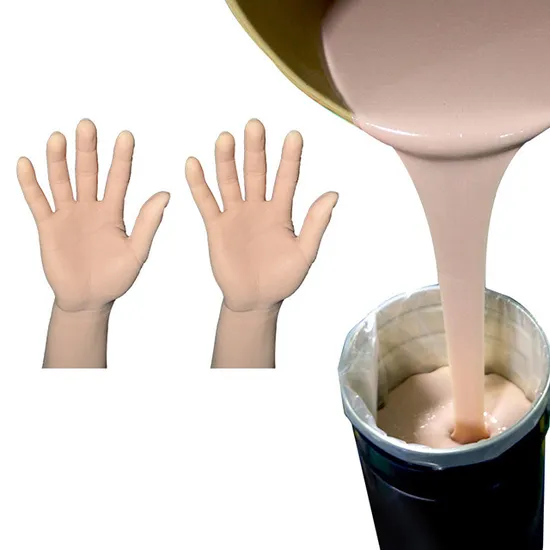 High Elastic Human Body Silicone Raw Material for Sexual Products Making 