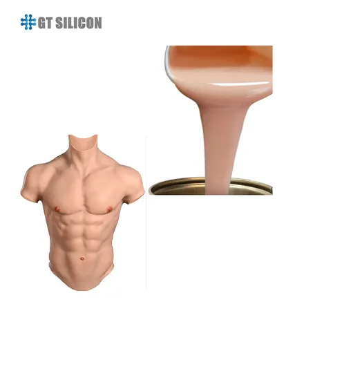 RTV Silicone Liquid Silicone Rubber Material for Human Body Mold Making 