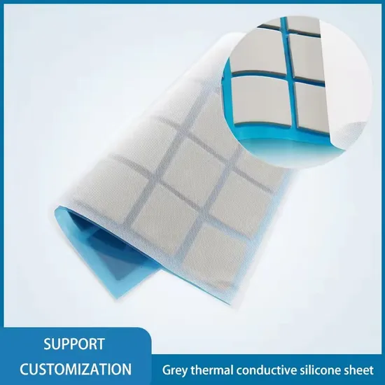 Solid Heat Dissipation Silicone Rubber Sheet for Mobile Phones and Computers with an Electric Heating Coefficient of 6.0 W/ (m. K) 